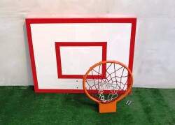 Basketbol Panya Seti Sabit Çember 90*120 18 mm MDF Ahşap Panya - 5
