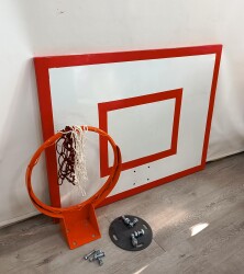 Basketbol Panya Seti Sabit Çember 90*120 18 mm MDF Ahşap Panya - 6