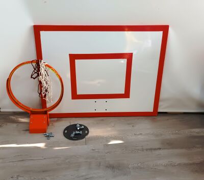 Basketbol Panya Seti Yaylı Çember 90*120 18 mm MDF Ahşap Panya - 3