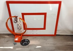 Basketbol Panya Seti Yaylı Çember 90*120 18 mm MDF Ahşap Panya - 5