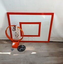Basketbol Panya Seti Yaylı Çember 90*120 2 mm Sac Panya - 9