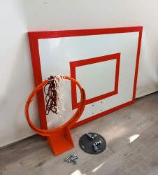 Basketbol Panya Seti Sabit Çember 90*120 2 mm Sac Panya - 6