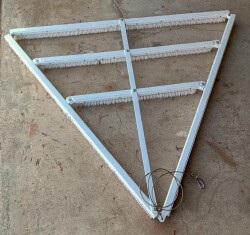 Premium Halı Kumlama ve Granül Fırçası 200 cm Üçgen - adelinspor