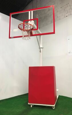 Adelinspor Premium Seyyar Basketbol Potası 105*180 10 mm Cam - 8