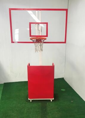 Adelinspor Premium Seyyar Basketbol Potası 105*180 15 mm Cam - 1