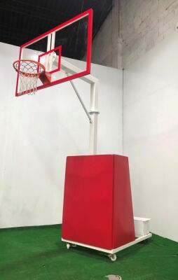Adelinspor Premium Seyyar Basketbol Potası 105*180 15 mm Cam - 9