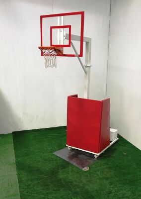Adelinspor Premium Seyyar Basketbol Potası 90*120 10 mm Cam Panya - 4