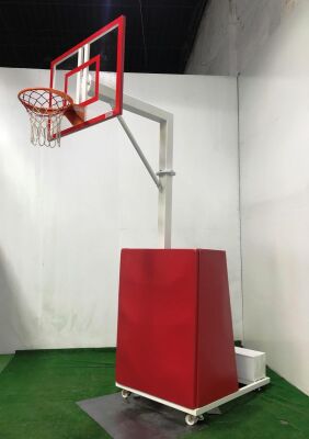 Adelinspor Premium Seyyar Basketbol Potası 90*120 10 mm Cam Panya - 9