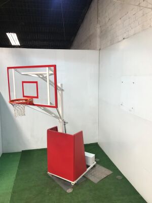 Adelinspor Premium Seyyar Basketbol Potası Yükseklik Ayarlı 10 mm Cam - 3