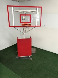 Adelinspor Premium Seyyar Basketbol Potası Yükseklik Ayarlı 10 mm Cam - 6