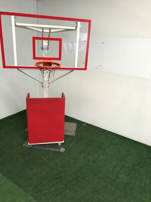 Adelinspor Premium Seyyar Basketbol Potası Yükseklik Ayarlı 10 mm Cam - 7