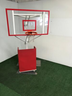 Adelinspor Premium Seyyar Basketbol Potası Yükseklik Ayarlı 10 mm Cam - 8