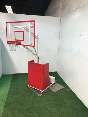 Adelinspor Premium Seyyar Basketbol Potası Yükseklik Ayarlı 10 mm Cam - 9