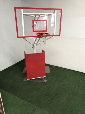 Adelinspor Premium Seyyar Basketbol Potası Yükseklik Ayarlı 12 mm Cam - 5