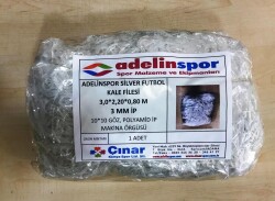 Adelinspor Silver Futbol Kale Filesi 3,0*2,20*0,8 m - adelinspor