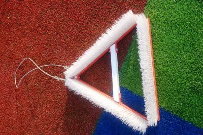 Adelinspor Silver Halı Kumlama Granül Fırçası 70 cm Üçgen - 12