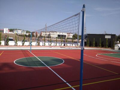 Adelinspor Voleybol Tenis Ortak Direk Metal Yükseklik Ayarlı - 1