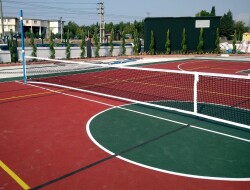 Adelinspor Voleybol Tenis Ortak Direk Metal Yükseklik Ayarlı - 2