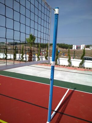 Adelinspor Voleybol Tenis Ortak Direk Metal Yükseklik Ayarlı - 8