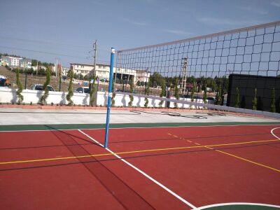Adelinspor Voleybol Tenis Ortak Direk Metal Yükseklik Ayarlı - 10